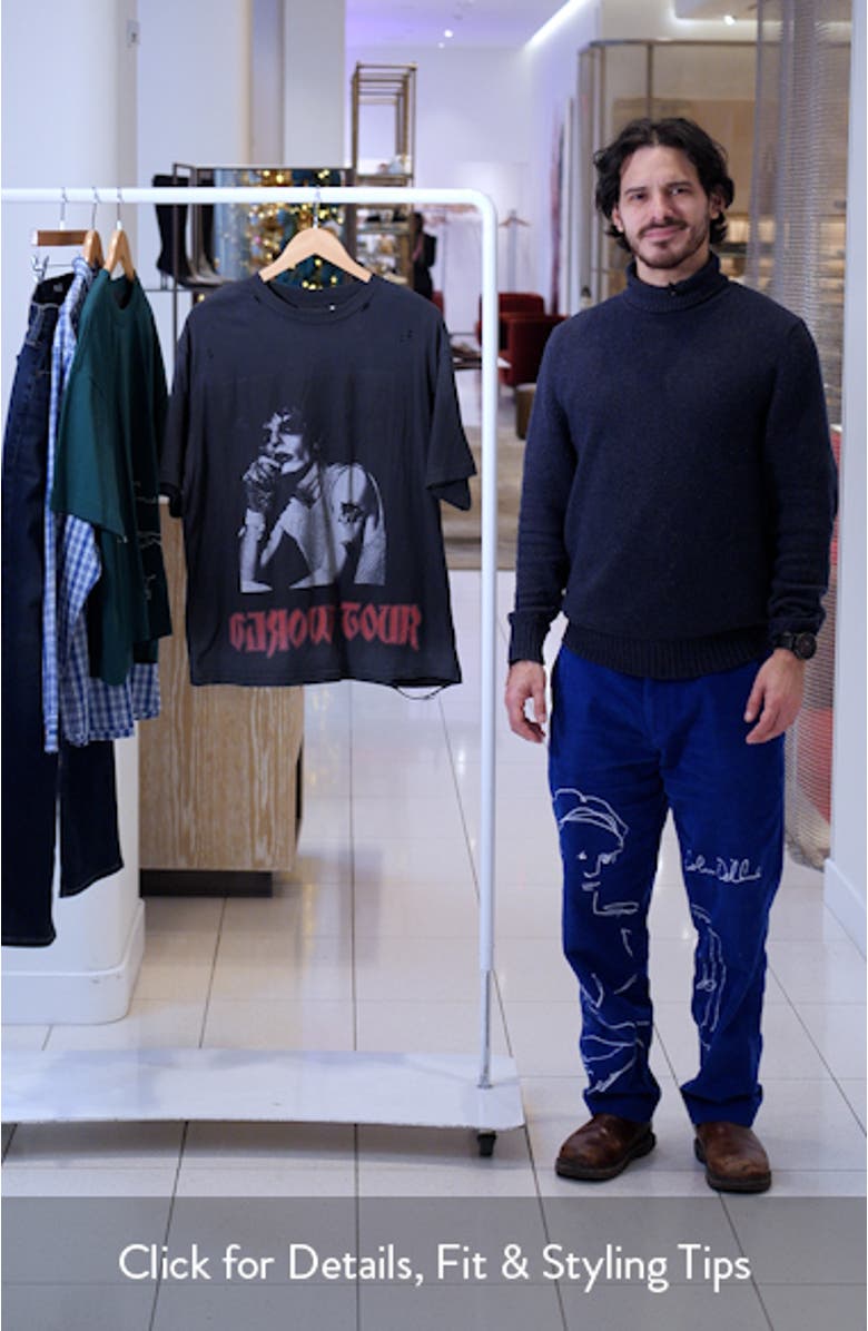 Backstage Crew Graphic T-Shirt, sales video thumbnail