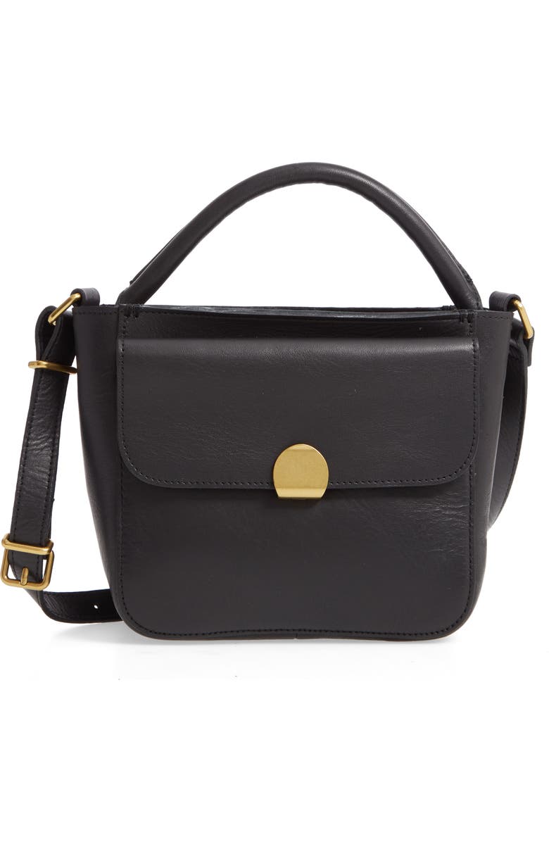Madewell The Mini Abroad Leather Crossbody Bag, Main, color,