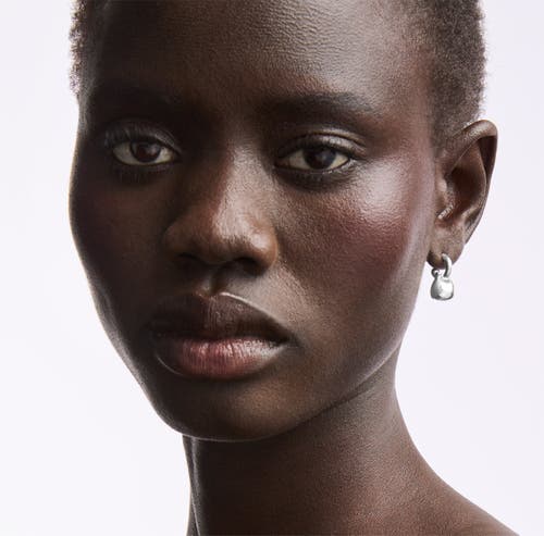 Susan Caplan 1980s Vintage Silver Drop Earrings In Silver