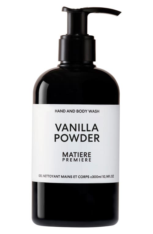 Matiere Premiere Vanilla Powder Hand & Body Wash In Transparent