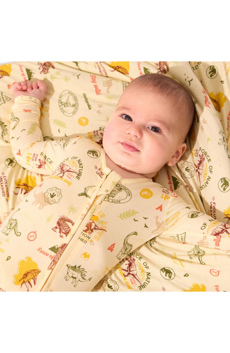 Bellabu Bear Baby Jurassic Park Origins Convertible Footie, Alternate, color, Jurassic Park: Origins