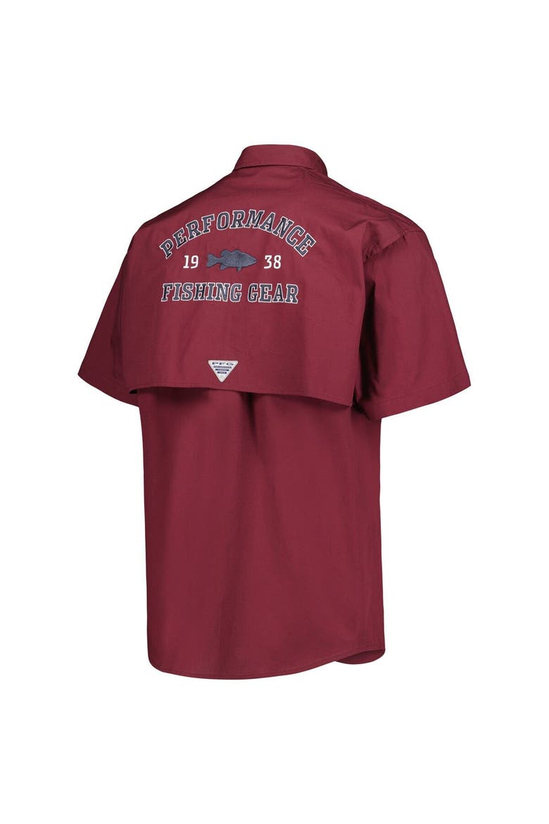 Men's Columbia Maroon Texas A&M Aggies Bonehead Button-Up Shirt, Alternate, color, Maroon