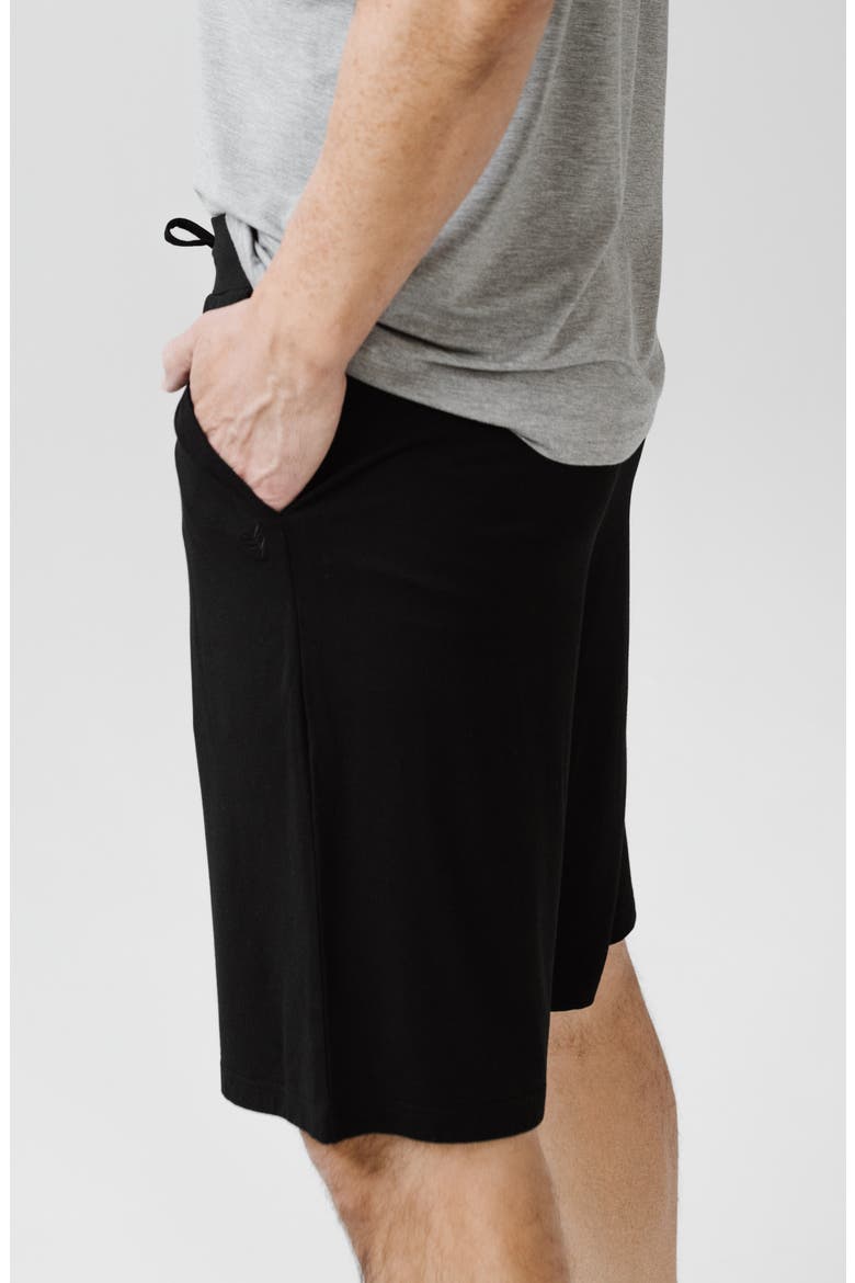 Stretch Lounge Shorts, Alternate, color, BLACK