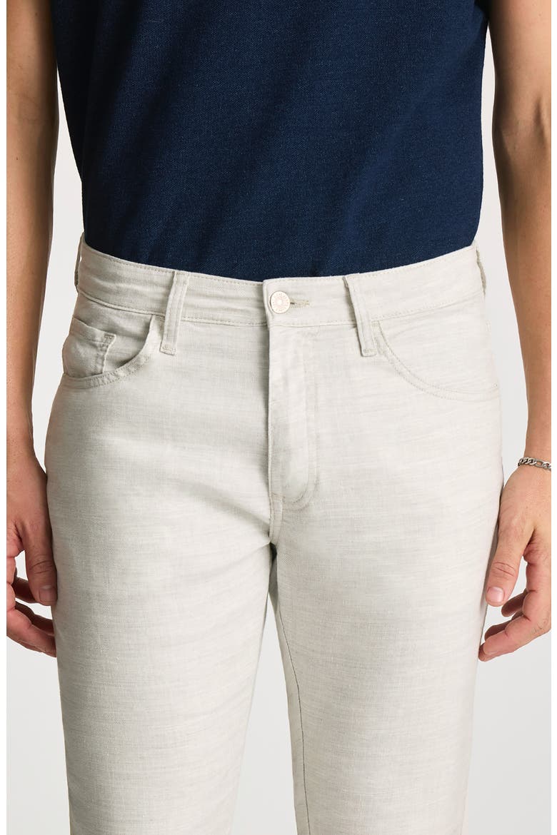 Marcus Slim Straight Leg Twill Pants, Alternate, color, NUDE LINEN