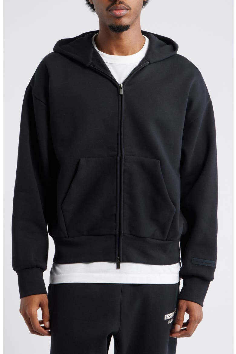 Classic Fleece Zip Hoodie, Alternate, color, VINTAGE BLACK
