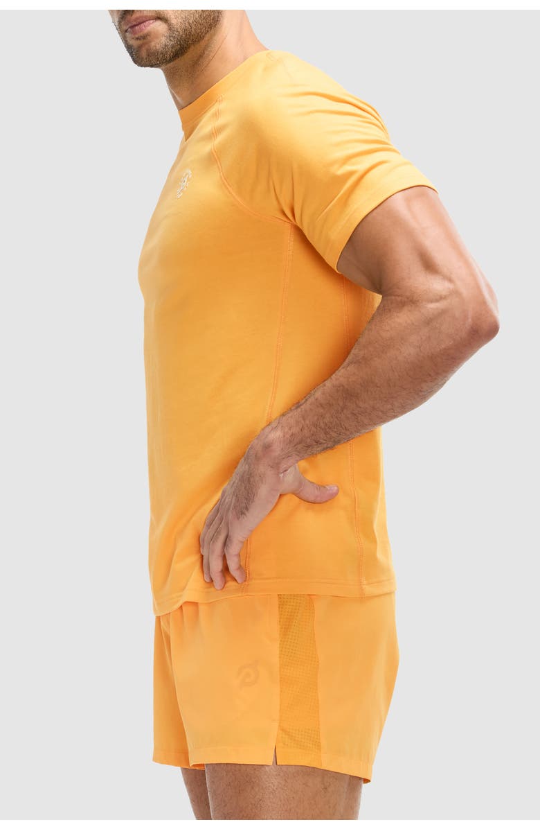 Peloton Tech Jersey Short Sleeve, Alternate, color, Amber