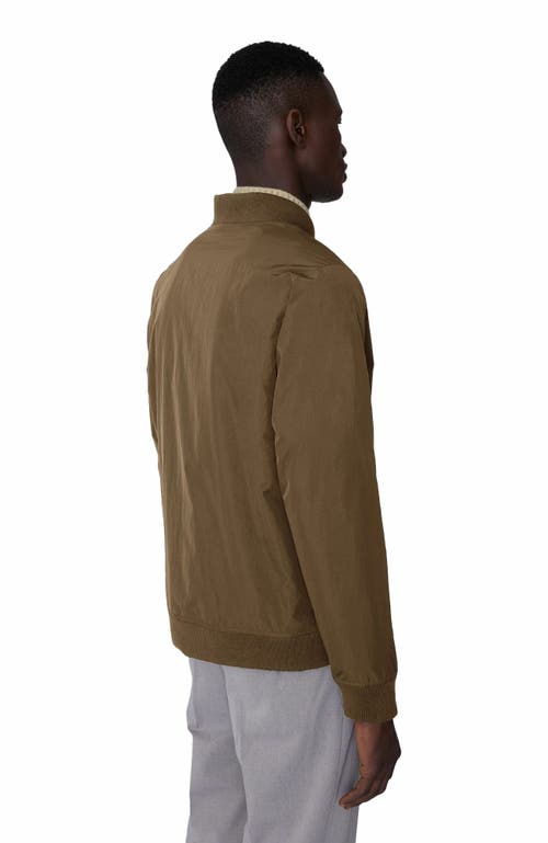 Quartz Co. Daniel Bomber Jacket In Dark Sand