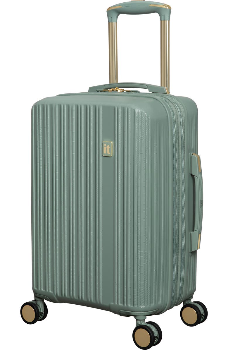 IT LUGGAGE Luxuriant 21-Inch Hardside Carry-On Expandable Spinner, Main, color, Iceberg Green