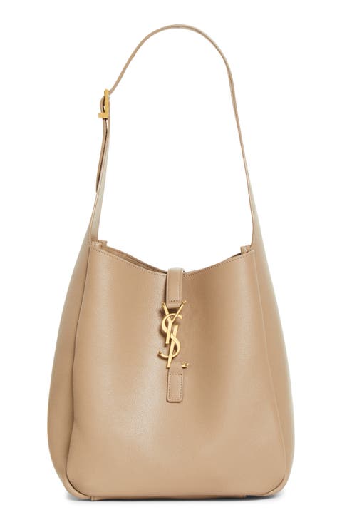 Small Le 5 à 7 Leather Hobo Bag