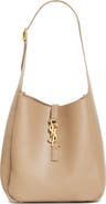Saint Laurent Small Le 5 à 7 Leather Hobo Bag