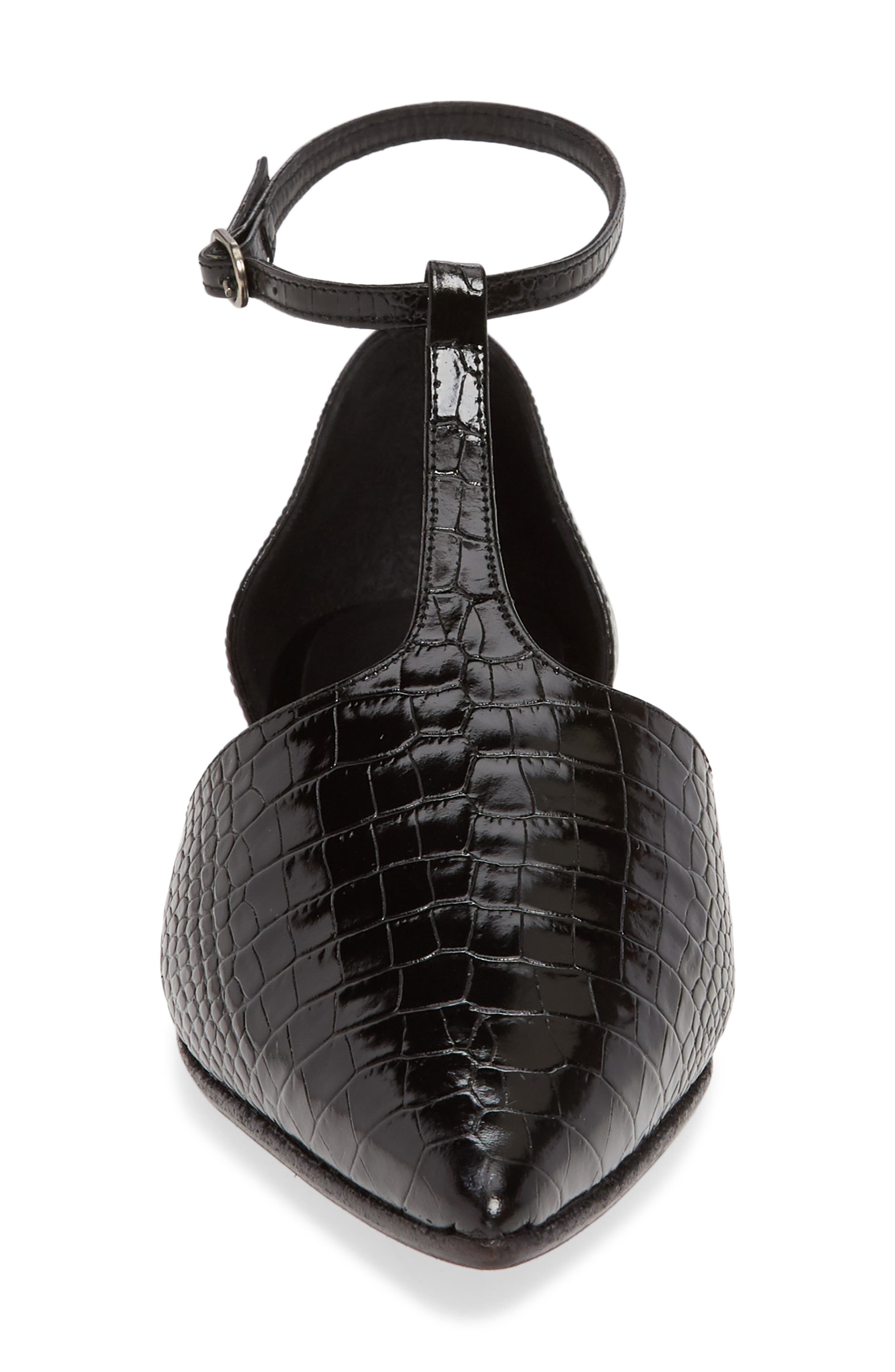 Freda Salvador Tulip T-Strap Flat, Alternate, color, 