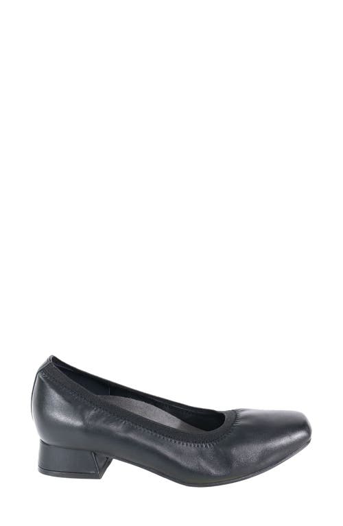 David Tate Fab Square Toe Pump In Black