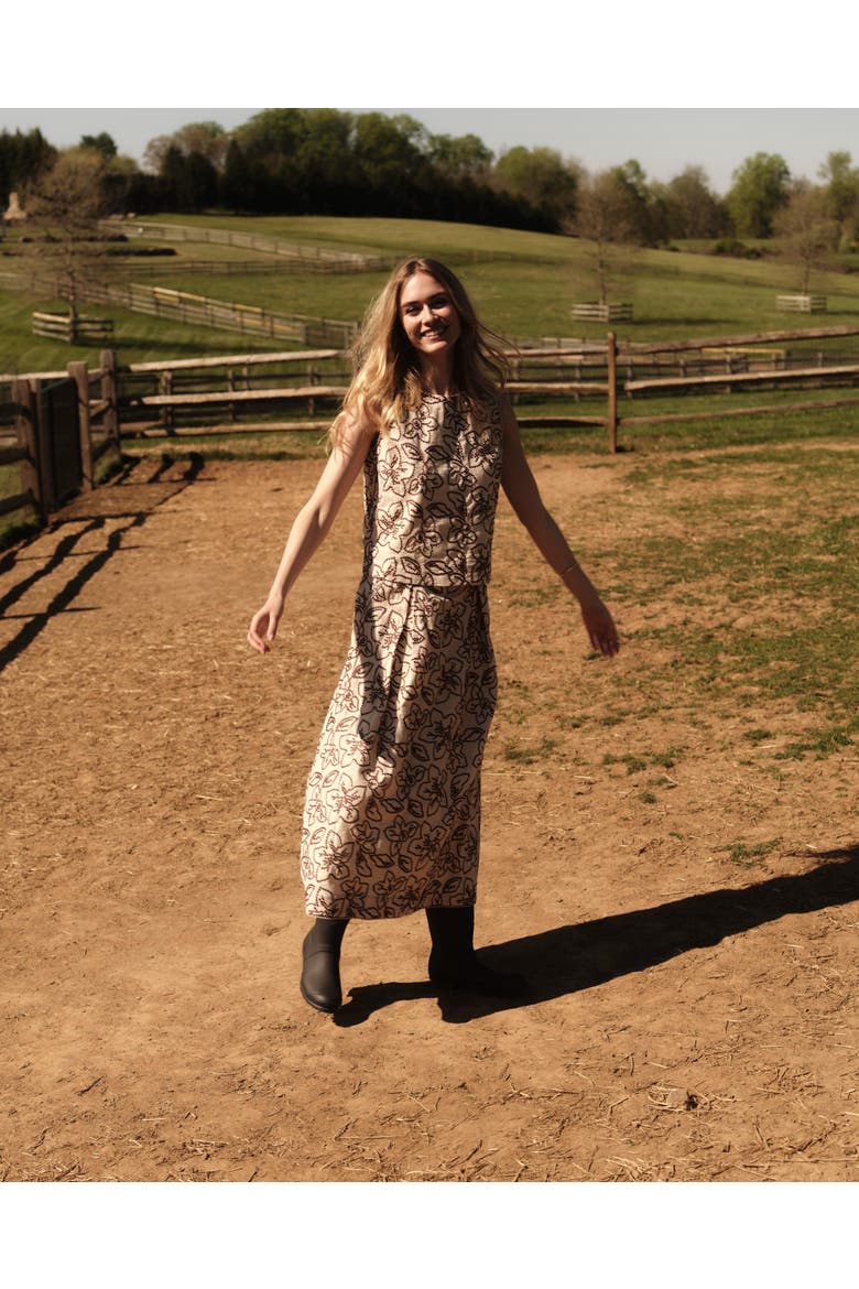 Bea Embroidered Midi Skirt, Alternate, color, Field Floral Embroidery