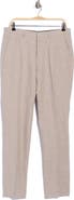 HUGO Hesten Cotton & Linen Dress Pants