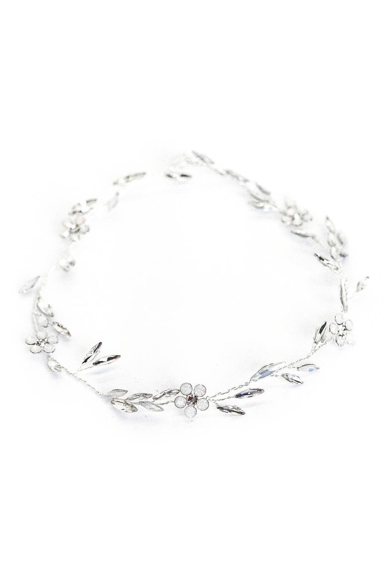 Galatea Crystal & Opal Halo (Nordstrom Exclusive), Main, color, SILVER