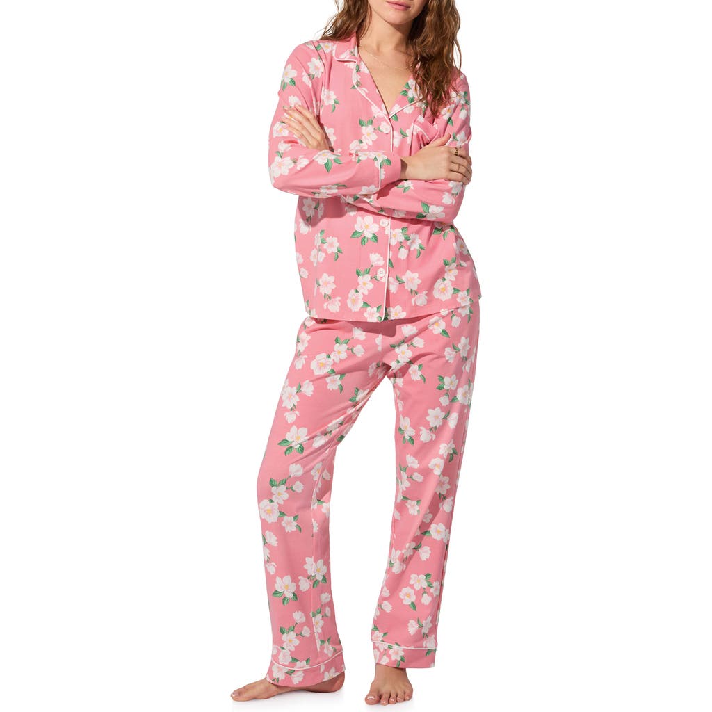 Bedhead Pajamas Print Jersey Pajamas In Pink