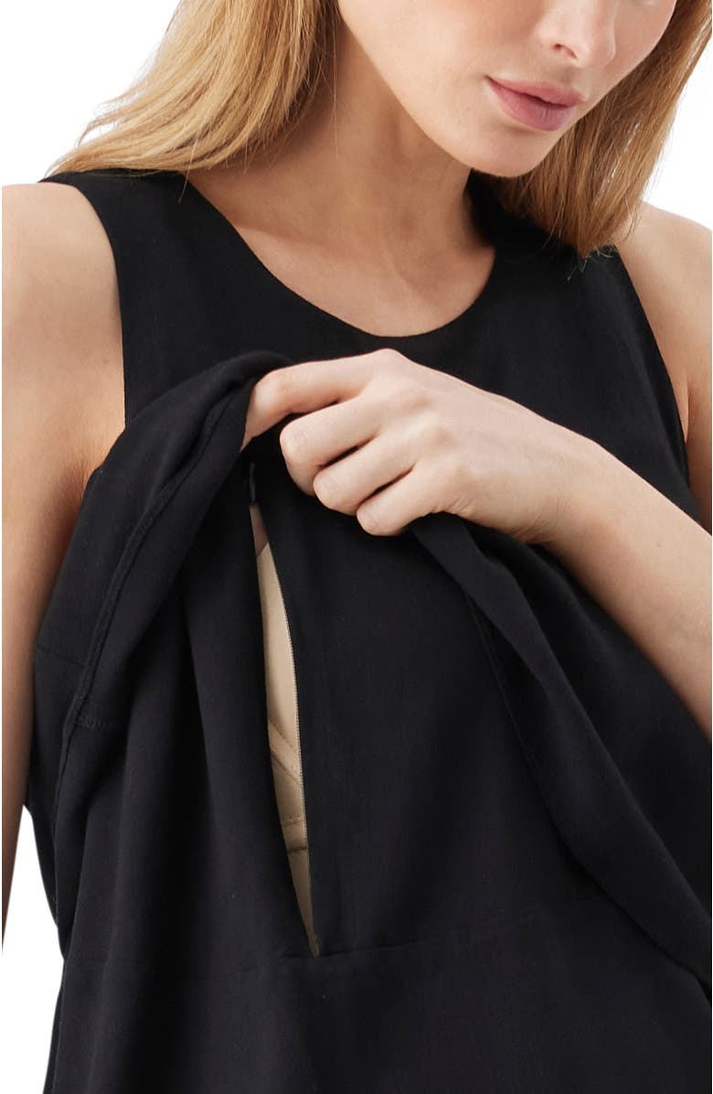 Ripe Maternity Lois Nursing Top, Alternate, color, Black