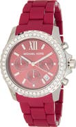 Michael Kors Everest Chronograph Silicone Strap Watch, 40mm