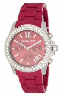 Michael Kors Everest Chronograph Silicone Strap Watch, 40mm