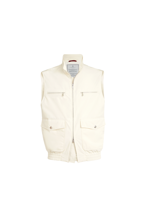 Nylon vest with padding