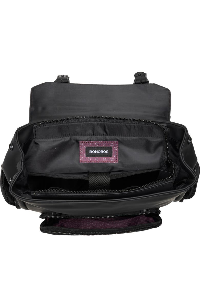 Bonobos Rubberized Backpack, Alternate, color, Black