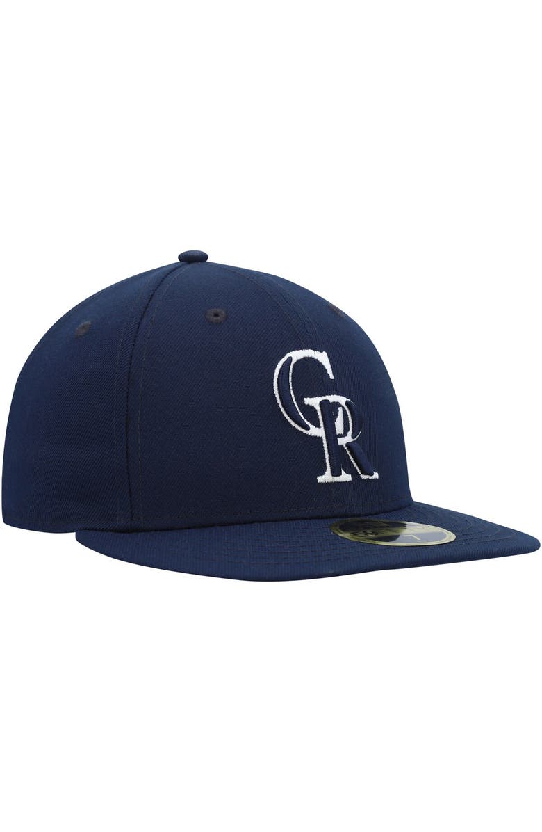 New Era Men's New Era Navy Colorado Rockies Oceanside Low Profile 59FIFTY Fitted Hat, Alternate, color, Navy