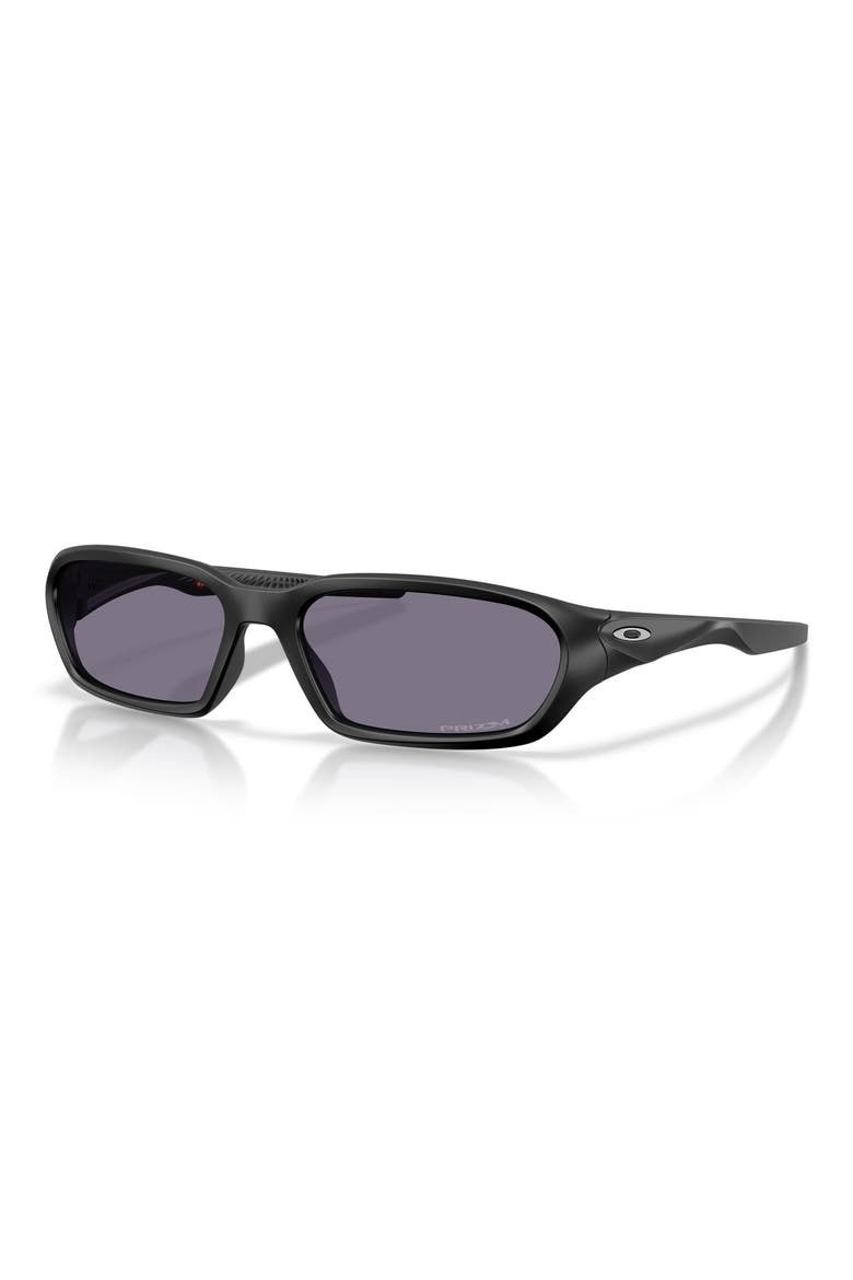Terraforma 58mm Prizm™ Rectangular Sunglasses, Alternate, color, MATTE BLACK / PRIZM GREY