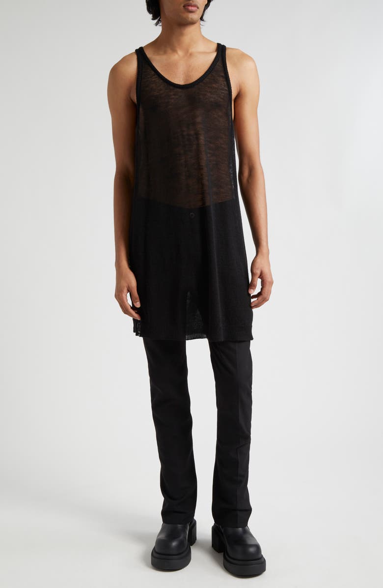 Rick Owens Jim Slim Fit Bootcut Pants, Alternate, color, 