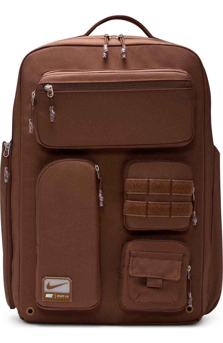 Nike Utility Elite Backpack, Main, color, Fauna Brown/ Light British Tan