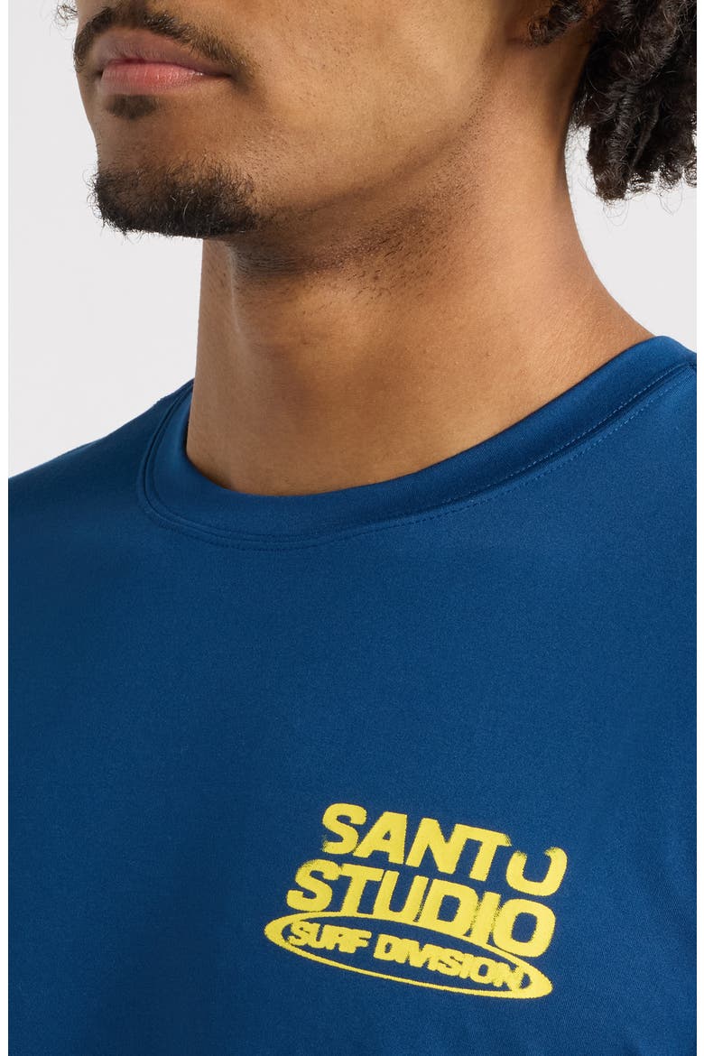 Surf Division Tech T-shirt, Alternate, color, WAVES BLUE
