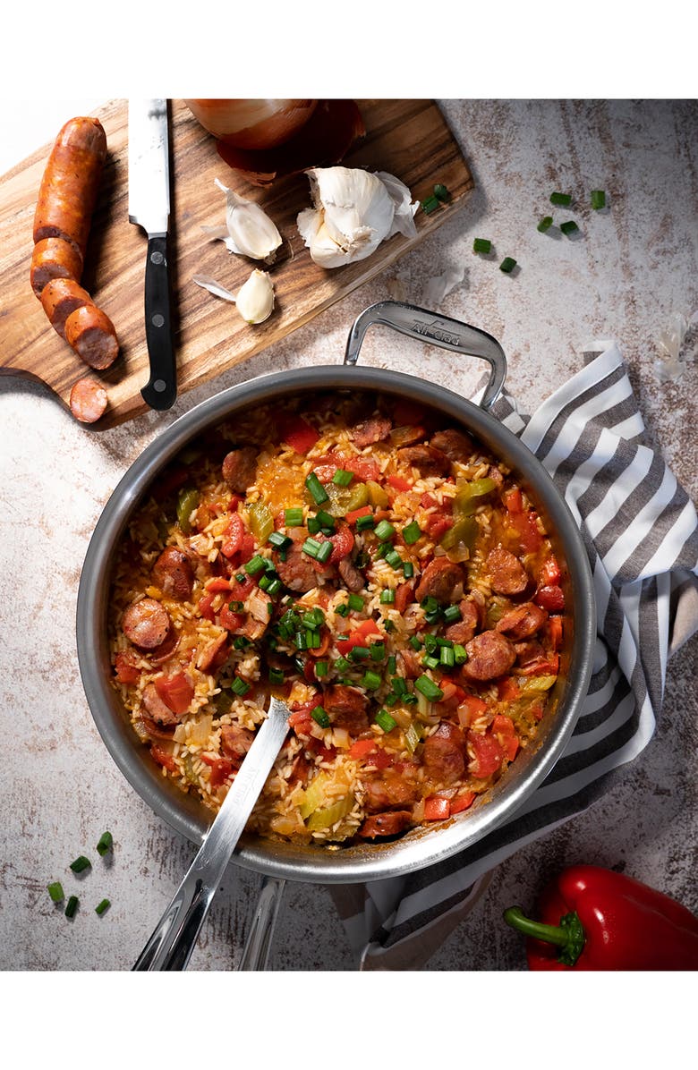 All-Clad D3 6-Quart Sauté Pan With Lid, Alternate, color,