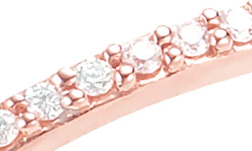 Lana Thin Diamond Stacking Ring In Pink
