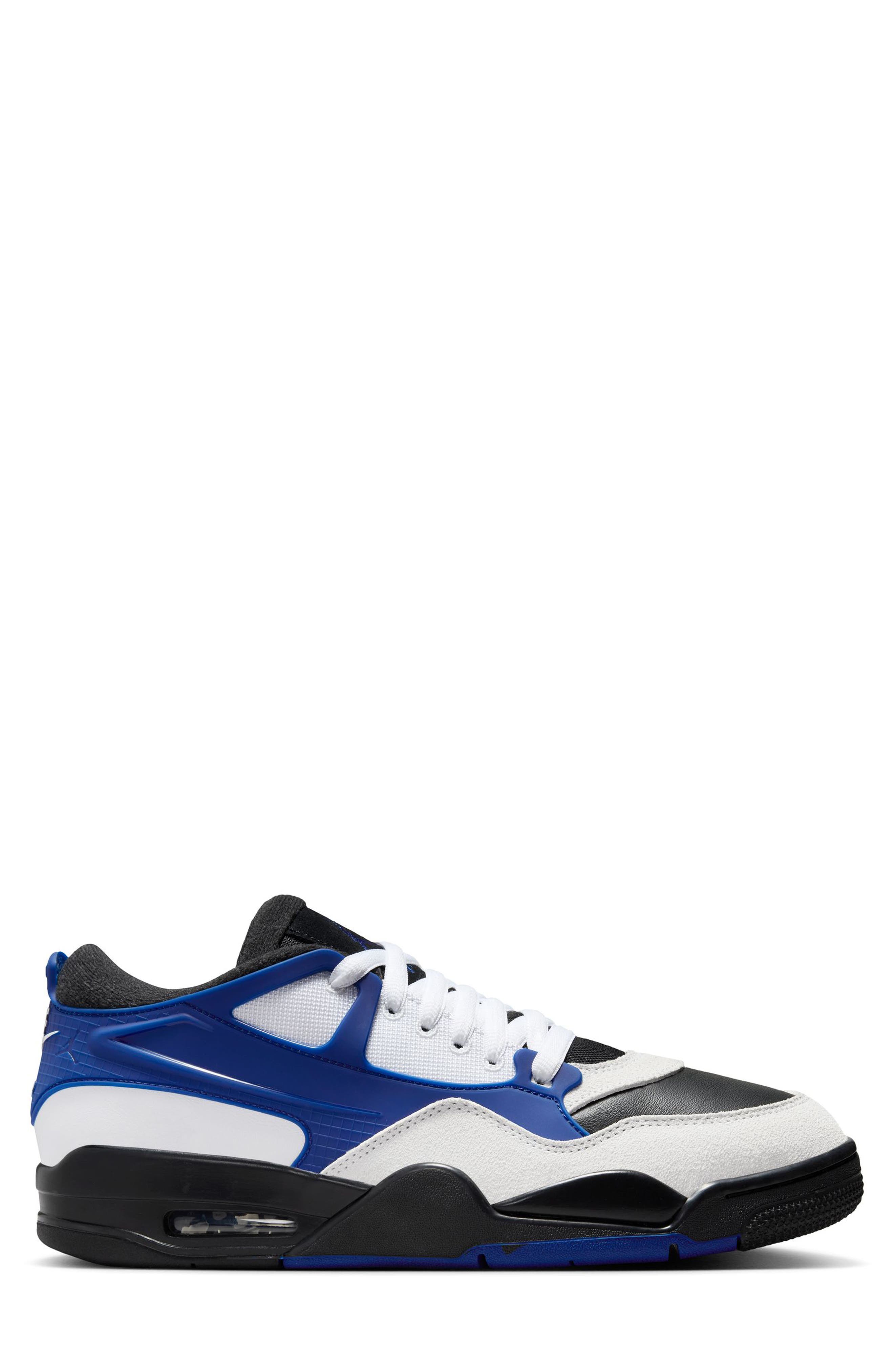 Air Jordan 4 RM Sneaker, Alternate, color, WHITE/ DEEP ROYAL BLUE/ BLACK