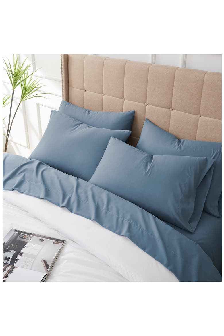 Vilano Springs Extra Deep Pocket Sheet Set, Alternate, color, CORONET BLUE