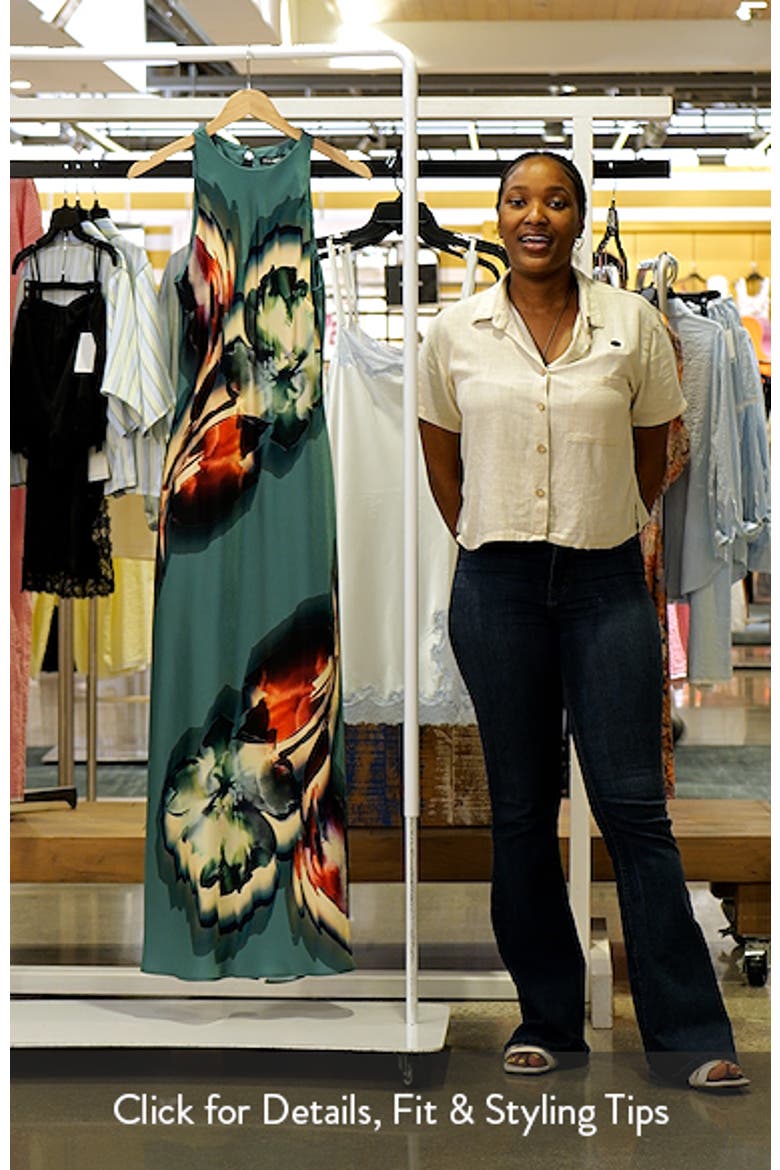 Bailee Floral Halter Neck Maxi Dress video