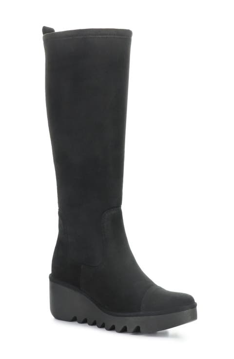 Budi Knee High Wedge Boot (Women)