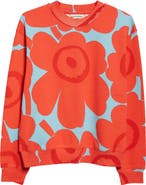 Marimekko Leiot Unikko Kioski French Terry Sweatshirt