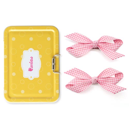 Puttisu 2pc Bow Clip Set