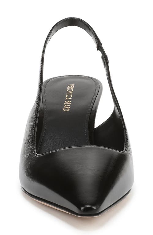 Veronica Beard Cashel Slingback Pointed Toe Pump In Black