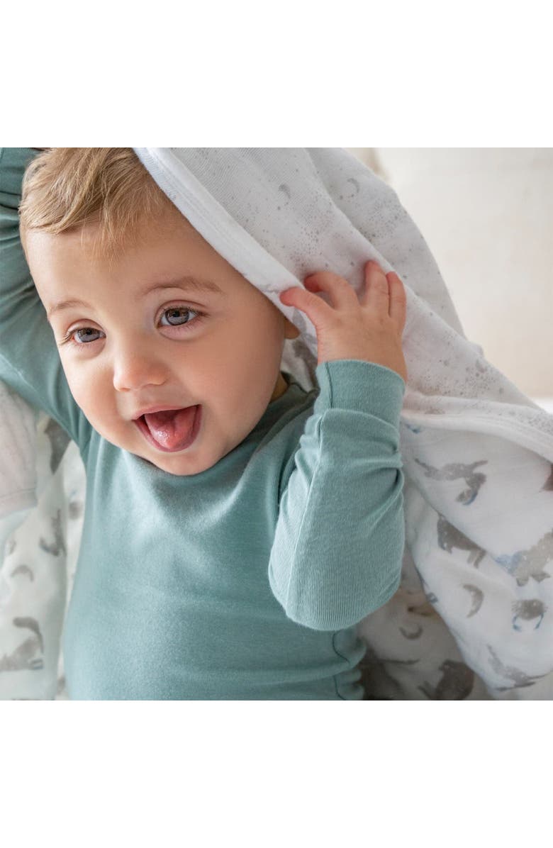 aden + anais Boutique 100% Organic Cotton Muslin Baby Blanket, Alternate, color, Map The Stars