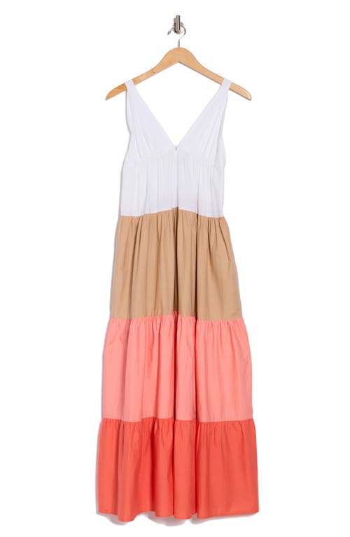 Area Stars Colorblock Maxi Dress