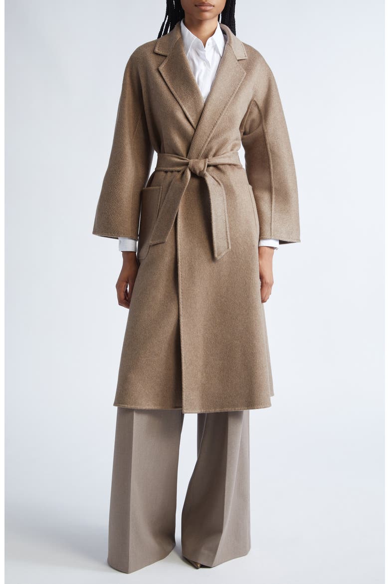 Baden Virgin Wool Twill Wide Leg Pants, Alternate, color, HAZELNUT BROWN