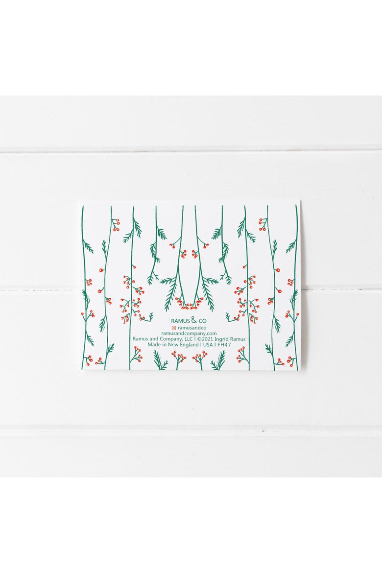 Winter/Holiday Greeting Card Pack Sets (3 ct) Wreath, Alternate, color, Multi-Pack