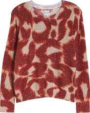 NIC+ZOE Abstract Animal Supersoft Sweater
