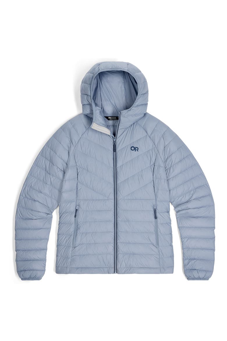Transcendent Water Resistant 800 Fill Power Down Jacket, Alternate, color, FJORD