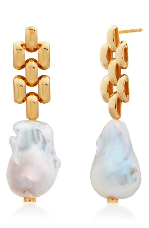 Heirloom Baroque Pearl Drop Earrings (Online Trunk Show)