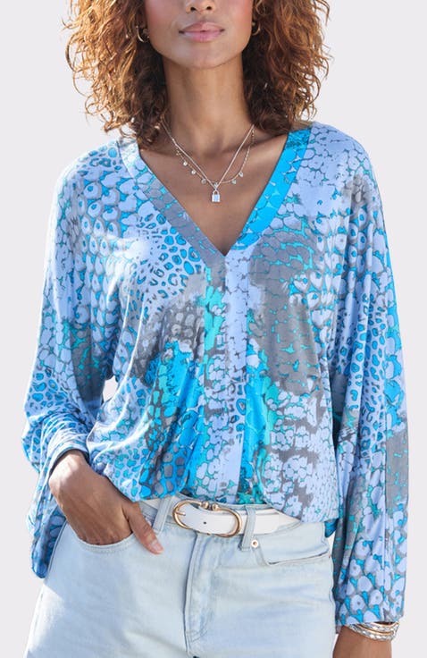 Women's Printed Long Sleeve Top