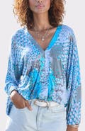 LASCANA Women's Printed Long Sleeve Top