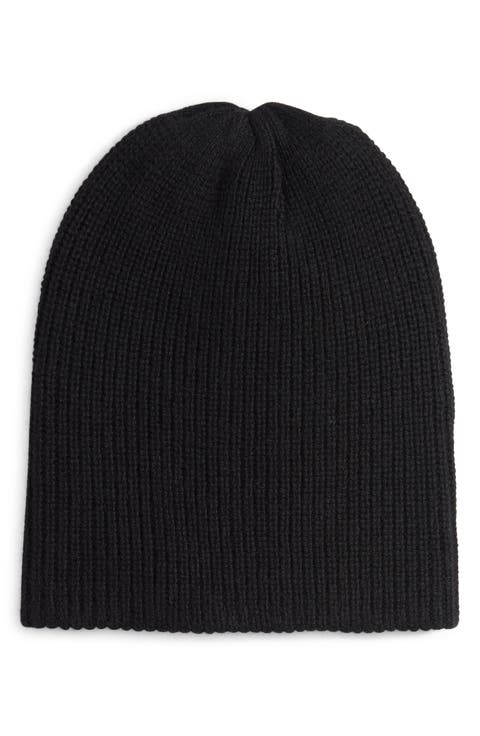 Rib Cashmere Watchman Cap
