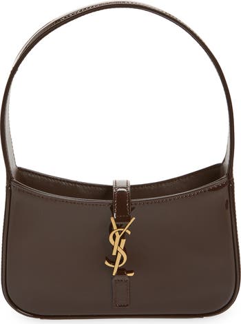 Saint Laurent Mini Le 5 À 7 Patent Leather Hobo Bag | Nordstrom